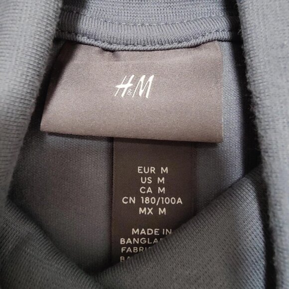 Men’s H&M Turtleneck Sweater Blue Slim Fit Pullover Size Medium - Picture 2 of 3